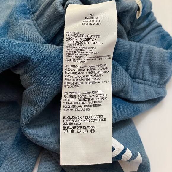 Levi’s Blue Tie Dye Baby Sweatsuit Sweatshirt Sweatpants Matching Set 6 Months - Picture 11 of 15